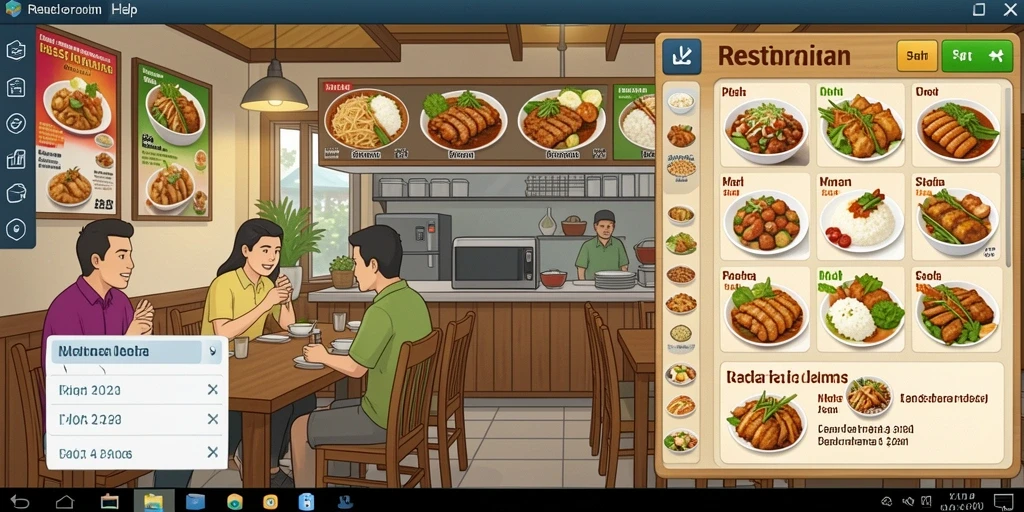 Tampilan antarmuka pengguna yang intuitif dan menarik.
