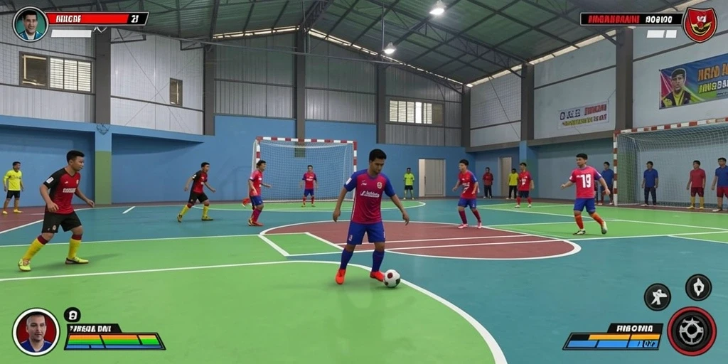Tampilan awal permainan yang menarik dan interaktif.