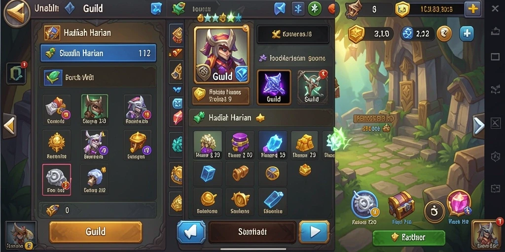 Tampilan grafis yang memukau dan detail yang kaya.