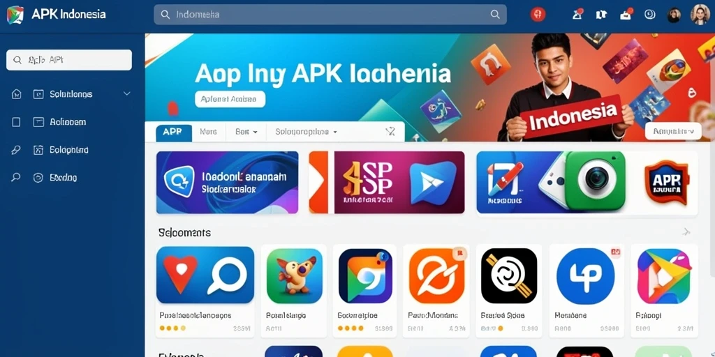 Tampilan utama yang menarik dan mudah dinavigasi.
